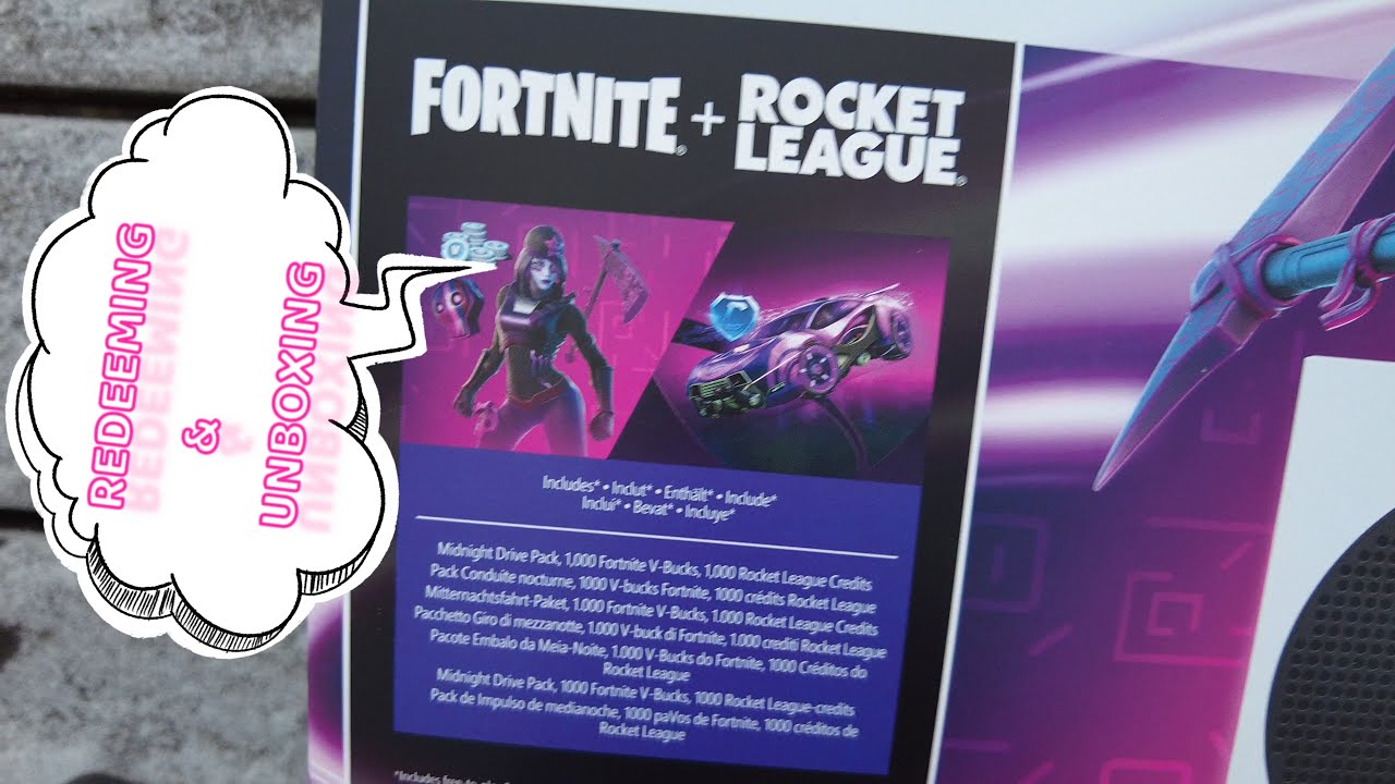 FORTNITE MIDNIGHT DRIVE PACK UNBOXING & REDEEMING YouTube