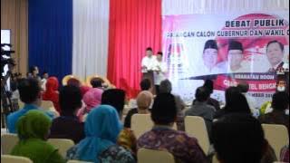 Download lagu Cawagub Bengkulu Nomor Urut Satu, Dalam Debat Kandidat 20/11/15