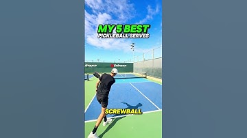 My 5 BEST Pickleball Serves