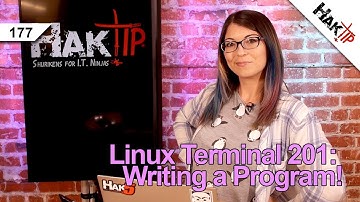 Building a Program With Shell Scripting!: Linux Terminal 201 - HakTip 177