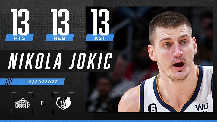 Nikola Jokic shows off his court vision with 13 AS...