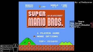 Super Mario Bros. in Vanilla Minecraft | Menu GUI Demonstration #1 screenshot 1