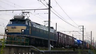 2016 04 26 北方貨物線 86レ EF66-21 故障から復帰！