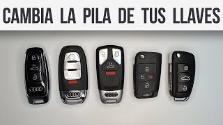 Como cambiar pila llave Audi