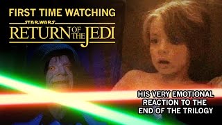 STAR WARS Return of the Jedi: My Son's EMOTIONAL First-Time Reaction