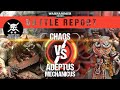 Warhammer 40,000 Battle Report: *ENGINE WAR* Adeptus Mechanicus vs Chaos 1500pts