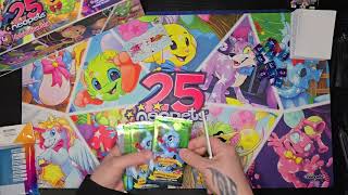 neopets 25th anniversary booster box Battledome catching design. Opening $100 worth of Neopets