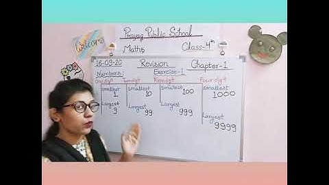 Class -4th /MATHS Revision/ Chapter-1(Revision)/ (part - I)