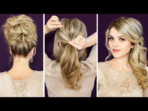 11 Быстрых и милых причесок, свадебные прически 11 Cute Hairstyle Ideas wedding hairstyles