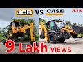 Jcb vs case stunt performance  amazing jcb skills  jcb 3dx  case 770 ex  jcb  jcb driving