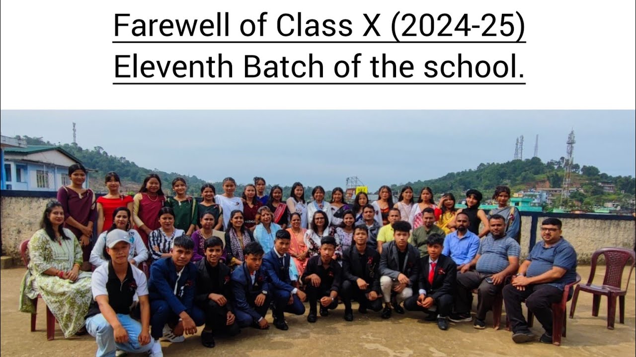Farewell of Class X (2024-25) batch - YouTube