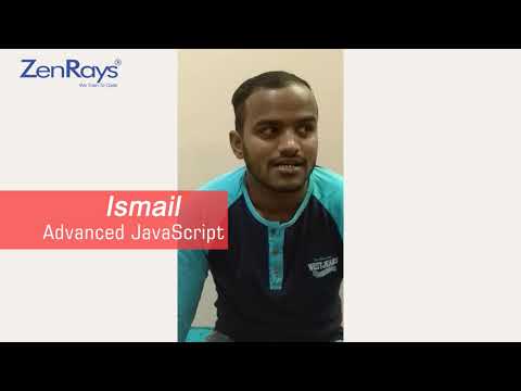 Advanced JavaScript Training in Bangalore Student Review Video 2 | ZenRays