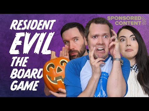 Resident Evil: The Board Game! Mini Chris and Jill Escape the Spencer Mansion ? (Sponsored Content)