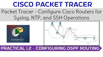 Practical 1.2 - Configuring OSPF Routing #cisco #ciscopackettracer #ospf