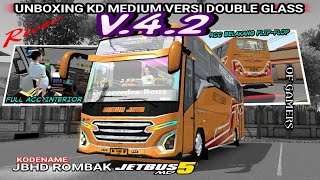 SHAREE‼️[RIVEW] KODENAME V.4.2~ ACC JETBUS 5 MEDIUM DOUBLE GLASS ROMBAK JBHD (SHEESH🥶)  || OF GAMERS