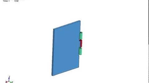 LS-DYNA Revolute Joint (Hinged Joint)