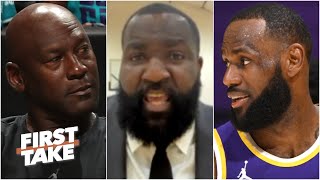 Kendrick Perkins rants about LeBron's legacy surpassing Michael Jordan's | First Take