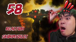 Reaction skibidi toilet 58 อย่าให้พี่โกรธ เพราะพี่โหดไม่เหมือนใคร