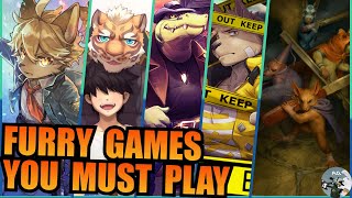 I Reviewed 5 Furry Games You MUST Play| Fuuri Kuuri #furry #lgbt