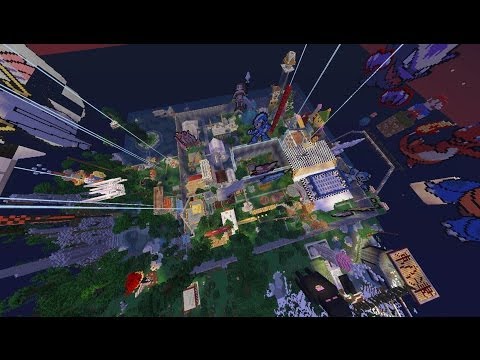 Minecraft 麥塊oz王國 - FB一萬讚建築活動