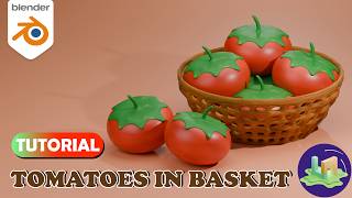 Blender (4.5) Tutorial : Tomatoes in Basket
