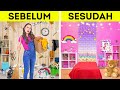 MAKEOVER KAMAR SUPER KEREN || Kami Membuat Rumah Impian! Ide DIY dan Kerajinan Pintar oleh 123 GO!