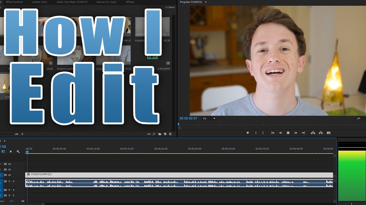 How I Edit My Videos - Premiere Pro CC Tutorial - YouTube