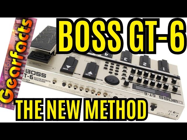 The Boss GT-6 rides again, with synthesizer stuff - YouTube