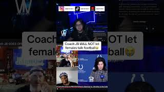 Coach JB not letting women talk sports😭😭😭 #coachjb #lastchanceu #NFL #whitetrey
