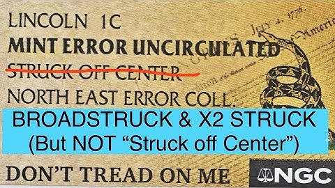 ERROR! Misattributed Error, Center Broadstruck, and Double Struck! #errorcoins #errorcoin #error 