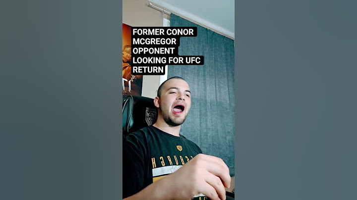 FORMER CONOR MCGREGOR OPPONENT LOOKING FOR UFC RETURN #ufc #mma #conormcgregor