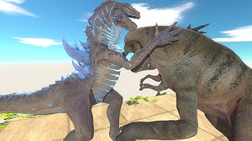 D-Rex VS. Zilla Jr. ! - Animal Revolt Battle Simulator