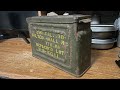 My FIRST WWII .30 Cal ammo box!