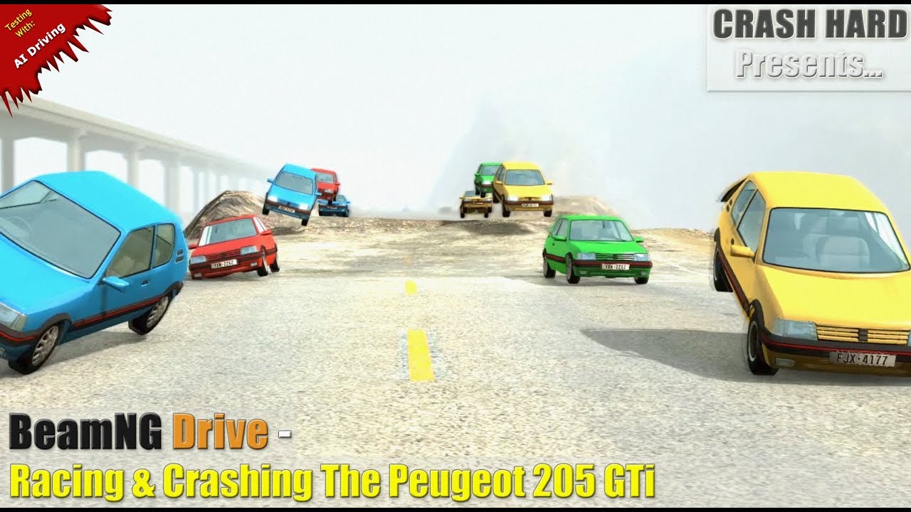 BeamNG Drive - Racing & Crashing The Peugeot 205 GTi
