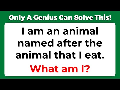 CAN YOU SOLVE THESE 15 CHALLENGING ANIMAL RIDDLES? | #challenge  81