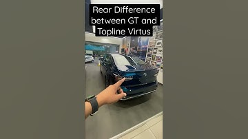 Difference between Virtus GT and Topline from back side || Volkswagon Virtus GT Vs Virtus Topline ||