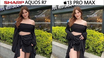 Sharp Aquos R7 vs iPhone 13 Pro Max Camera Comparision