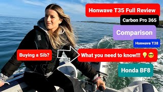 Inflatable Boat Testing & Comparison.Which Sib is best??!!  Honda BF8 outboard. Honwave CarbonPro365