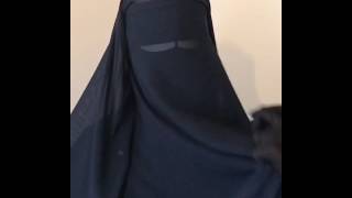 Three Layer Flap Niqab with Snap Buttons Umm Hafsa