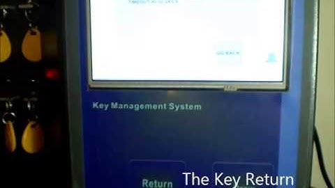 Key Management System - Returning a key (Techpal)