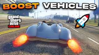 BEST VEHICLES WITH ROCKET BOOSTS IN GTA 5 ONLINE!