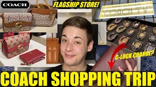 Coach FLAGSHIP Store Shop With Me! + New Tabby 26 C-Lock Change! screenshot 5