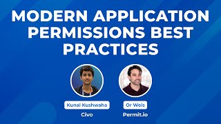 Modern Application Permissions Best Practices - Twitter Space screenshot 2