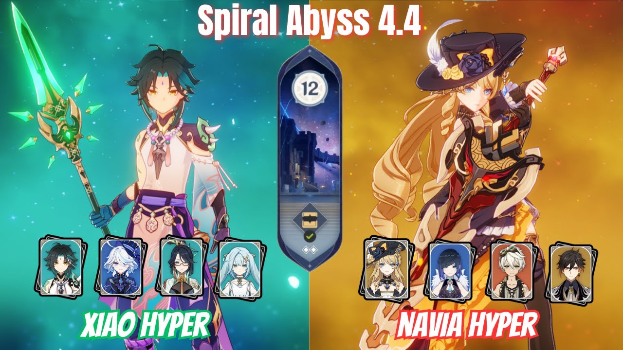 Xiao Xianyun Hyper / Navia Hyper 4.4 Floor 12 9 Stars Genshin Impact