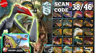 Jurassic World SURVIVAL 2026 MATTEL Scan Codes All Dinosaurs UPDATE 38/46 REAL FEEL QUETZALCOATLUS screenshot 5