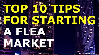 How to Start a Flea Market Business | Free Flea Market Business Plan Template Included