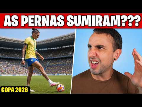 O QUE ACONTECEU COM AS PERNAS DOS JOGADORES?