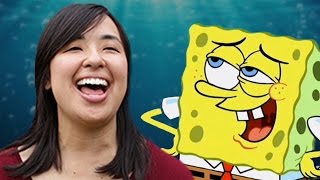 People Try to Laugh Like SpongeBob SquarePants Resimi
