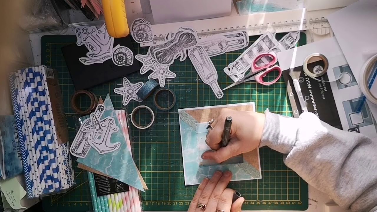 DIY Kartenbasteln 11 Karten aus einem Action Block - watch me craft ...