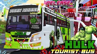 🧿 HULK ~ Dark Horse || Bus Livery Release - Download Now || New Edition ⚡ #buslivery #hulk #bussid  screenshot 2
